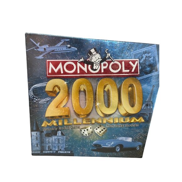 Parker Brothers Monopoly 2000 Millennium Edition Board Game Sealed SKU 9133 - Picture 1 of 8